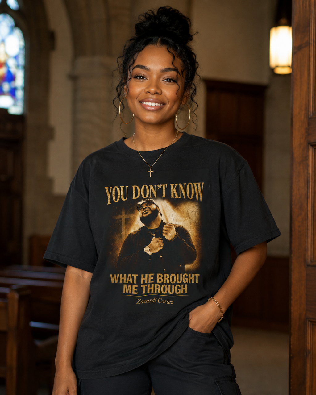 You Don't Know What He Brought Me Through Tee — Inspirational Gospel Christian Shirt